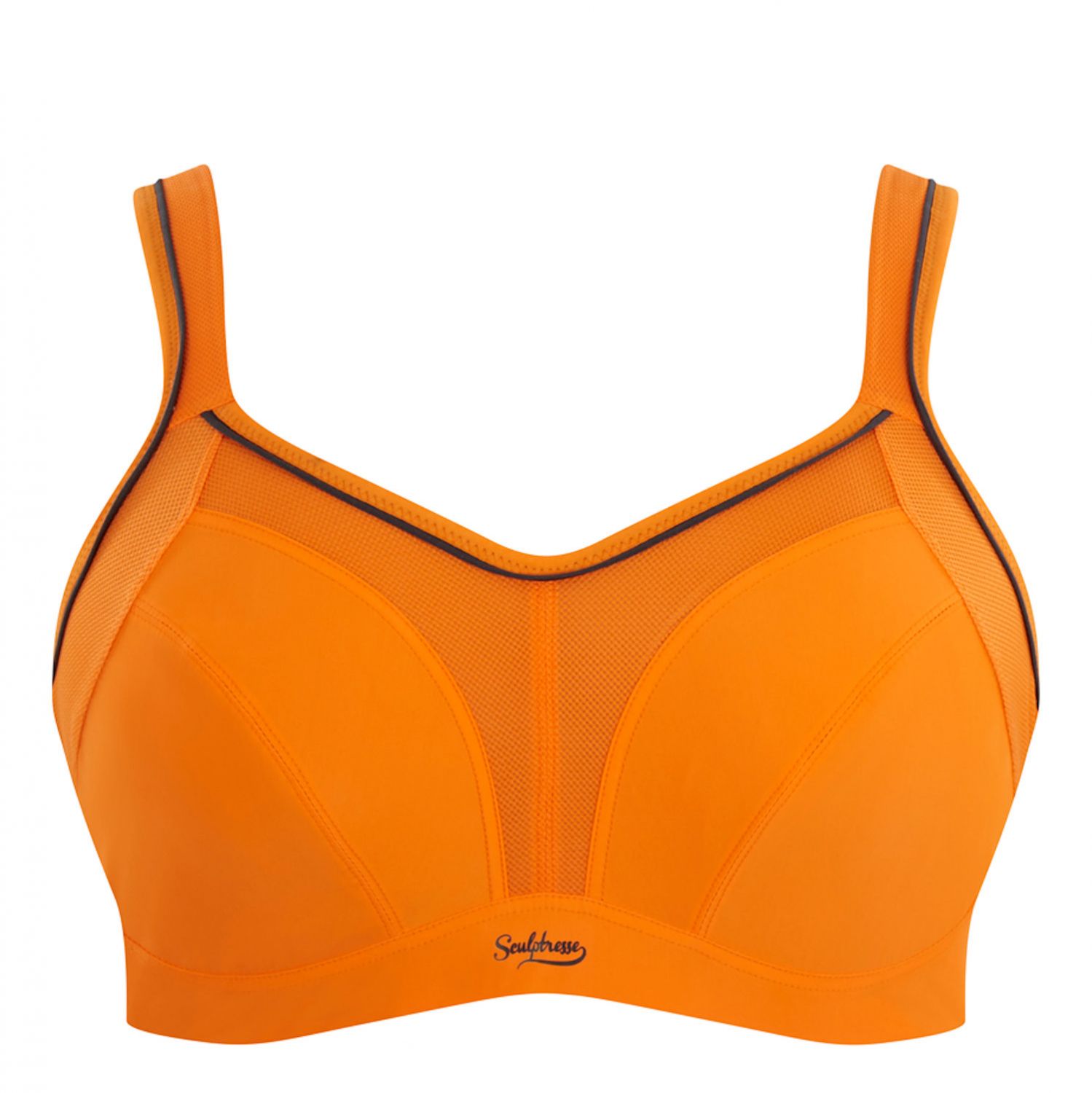 Underwired Racerback Sports Bra with Cutout