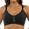 Parfait Lingerie Simplicity Wire Free Bra Black-thumb Non-wired, seamless bralette style bra with removable paddings and convertible straps. M-2XL, S+-3XL+ (D-L cups) P2400-BLK