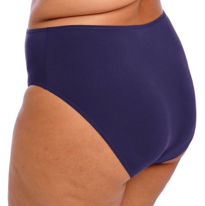 Elomi Smooth Full Brief Midnight High waist full brief. S/36-38 - 3XL-4XL/48-50 EL4565-MIH