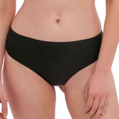 Fantasie Smoothease Stretch Thong Black  XS-XL FL2327-BLK