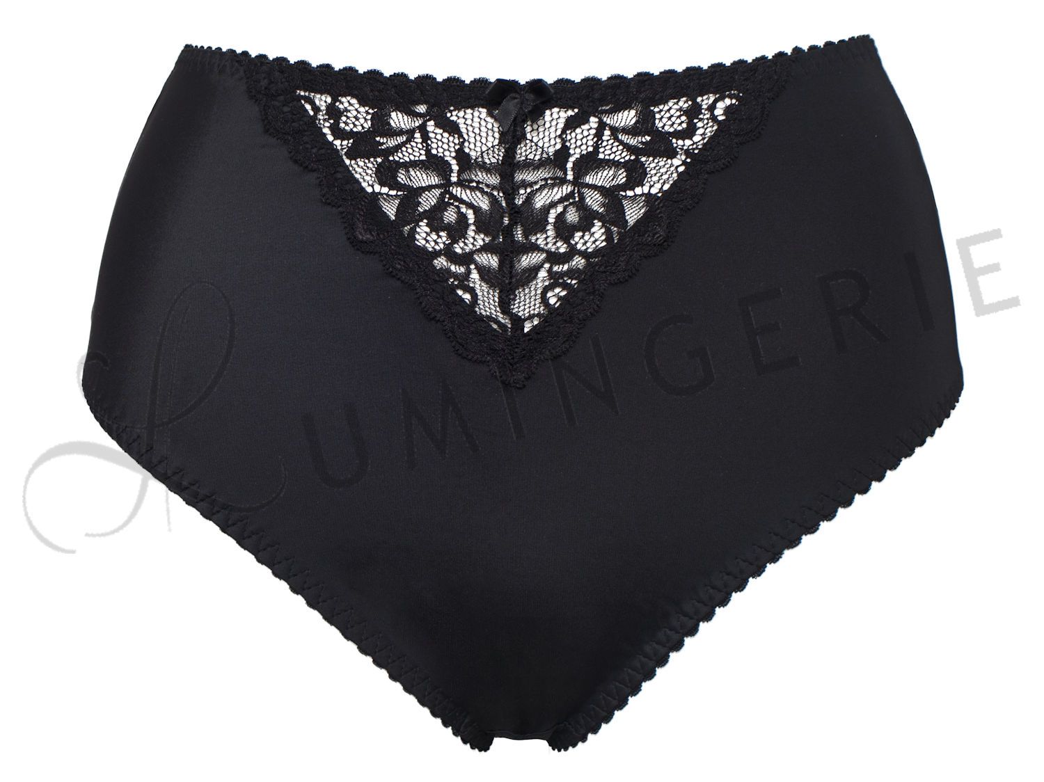 Plaisir Sofia Midi Briefs Black  Lumingerie bras and underwear for big  busts