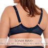 Gaia Lingerie Sonia Semi Soft Bra Navy Blue-thumb Underwired, semi soft bra. 70-105, D-L BS-1058-GRA