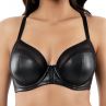 Parfait Lingerie Stevie Wire Bra Black Faux Leather-thumb Underwired, non-padded, balconnet style bra. 65-95, D-H P50125-BLK