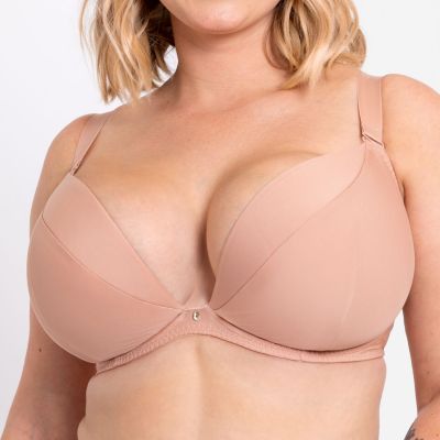 Curvy Kate SuperPlunge Padded Multiway Bra Latte Underwired, padded, multiway plunge bra 60-90, D-M CK-022107-LAE