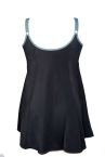 Plaisir Wave UW Tankini Sparkly Blue-thumb Tankini with built-in underwired cups. 42-56, C-H T0071-24/SPB