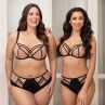 Gorsenia Tesora Soft Bra Beige & Black-thumb Underwired, non-padded mesh bra. 65-100, D-M K885