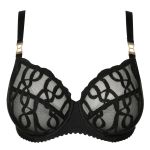 Vallarta Full Cup Bra Black Leather Look