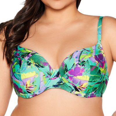 Ava Swimwear Vibrant UW Padded Bikini Bra Padded and underwired, full cup bikini bra. 65-100, D-L SK-210-VIB