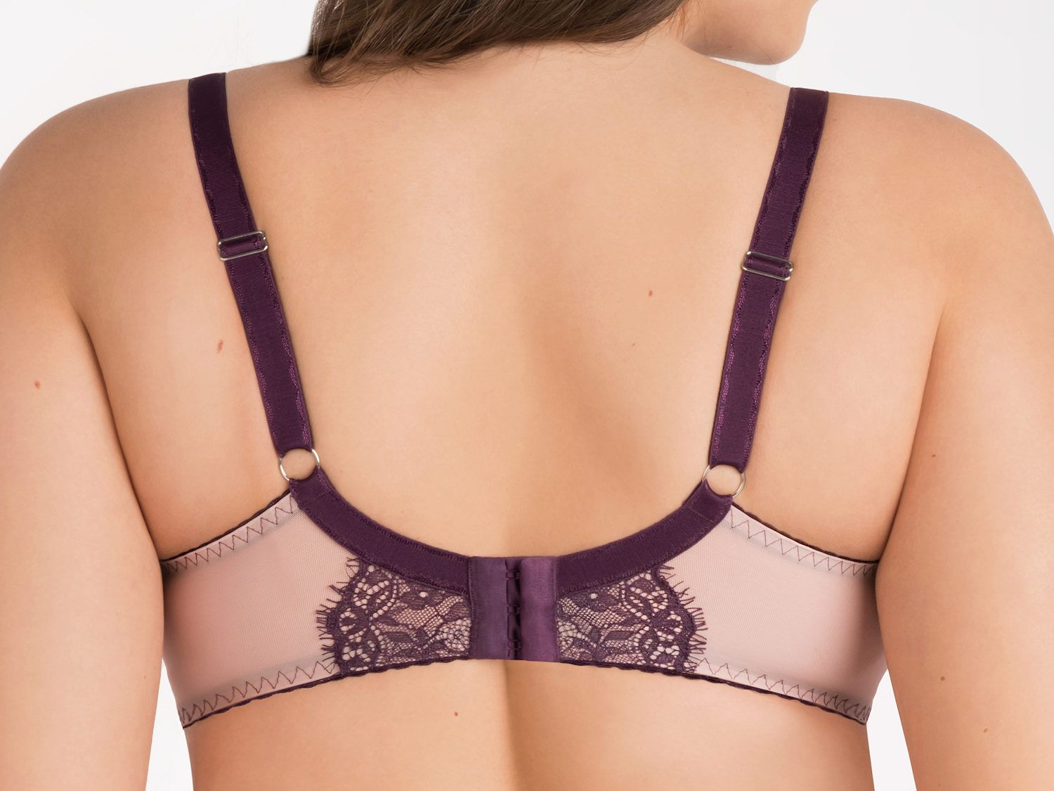 Non Padded Cotton Blend Purple Mold B Cup Bra, Plain at Rs 136.5