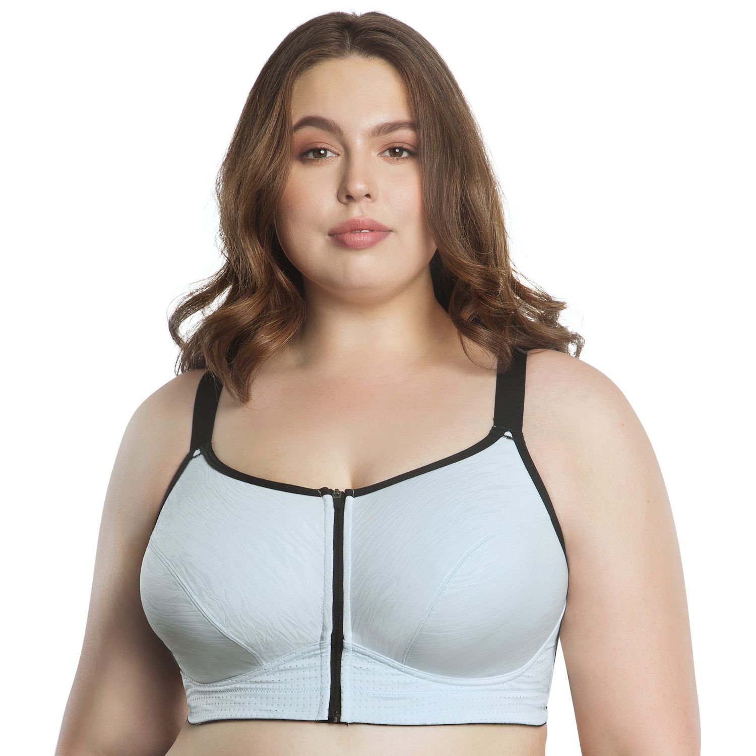  LIHWKD Front Zipper Bra,Full-Coverage No Underwire Snug Fit Bras,Women's  Zip Front Closure Sports Bra (Apricot,36/80) : Clothing, Shoes & Jewelry
