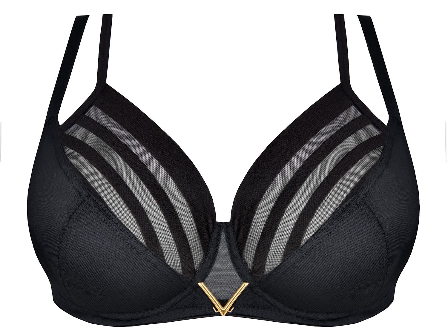 Gorsenia Yoko Soft Bra Black  Lumingerie bras and underwear for big busts